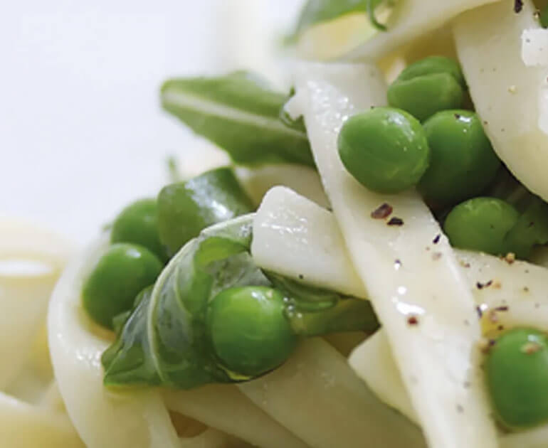 Erbsen Rucola Pasta