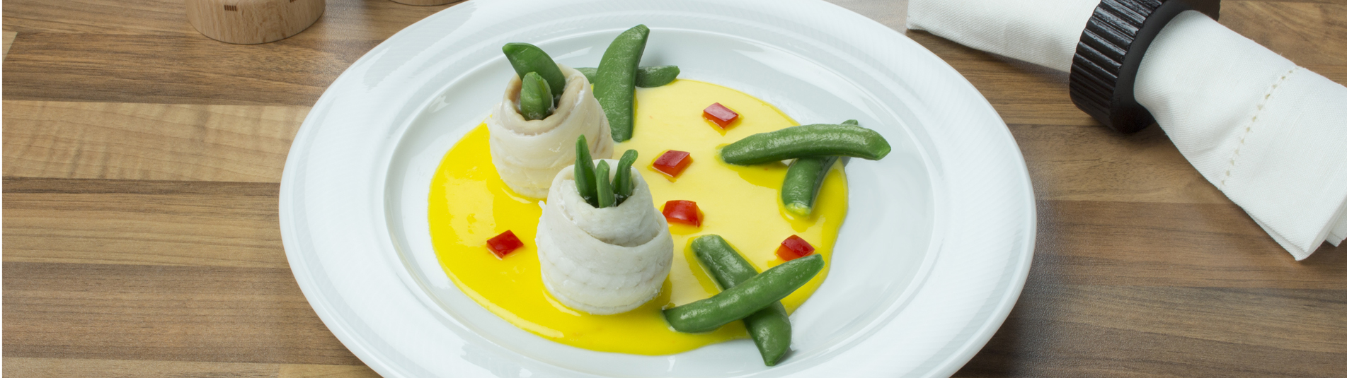 Gefüllte Schollen-Röllchen