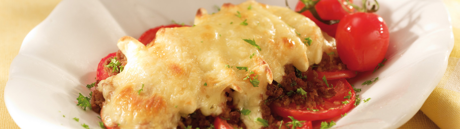 Überbackene Kartoffelnudeln auf Hütten Art